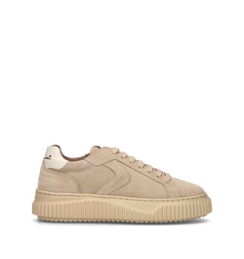 VOILE BLANCHE Sneaker donna beige in suede