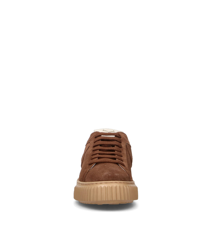 VOILE BLANCHE Sneaker donna marrone in suede