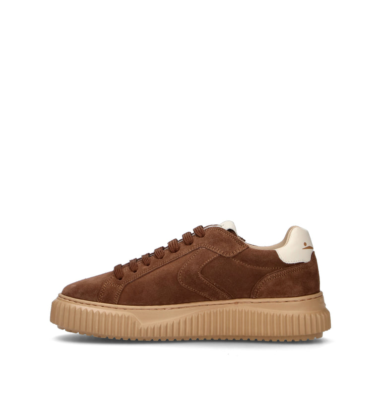 VOILE BLANCHE Sneaker donna marrone in suede