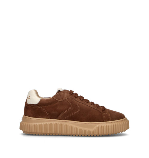 VOILE BLANCHE Sneaker donna marrone in suede