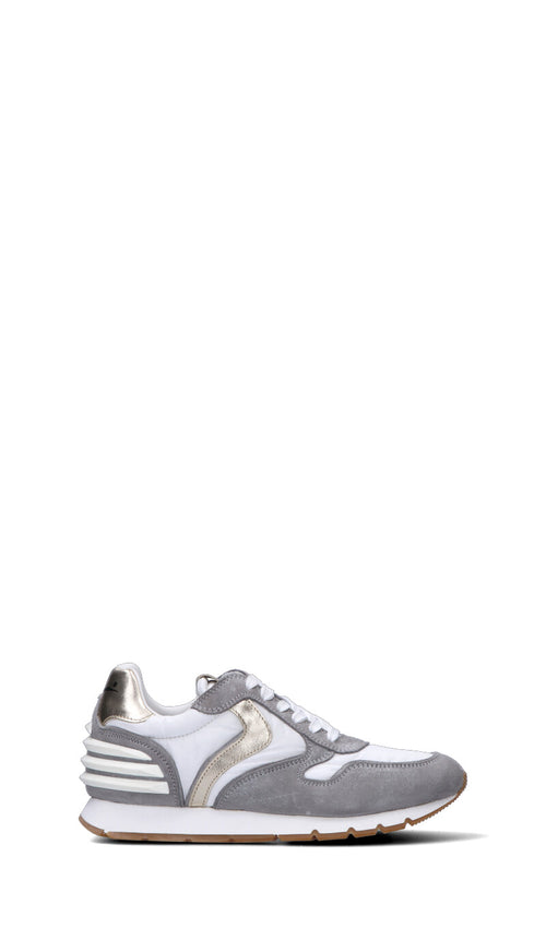 VOILE BLANCHE Sneaker donna grigia/bianca in suede
