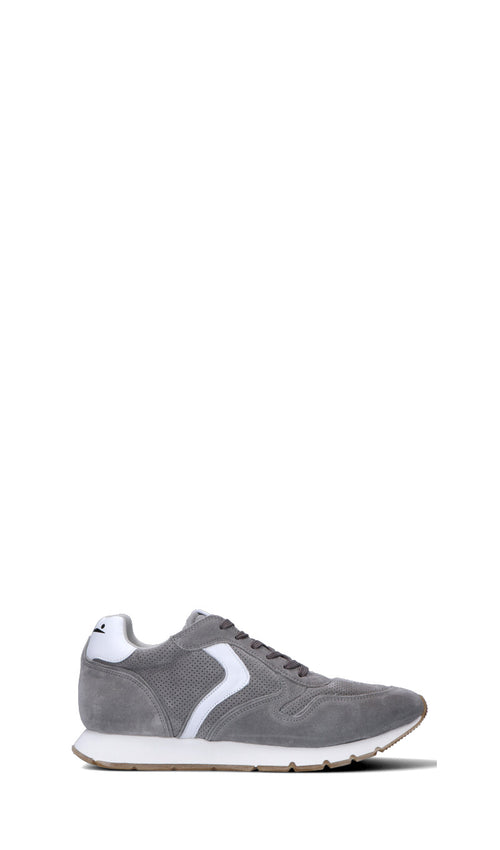 VOILE BLANCHE Sneaker uomo grigia in suede