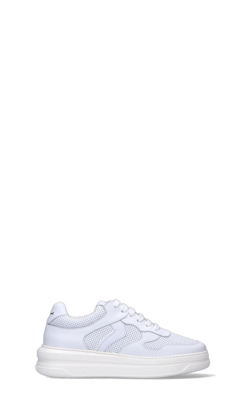 VOILE BLANCHE Sneaker donna bianca in pelle