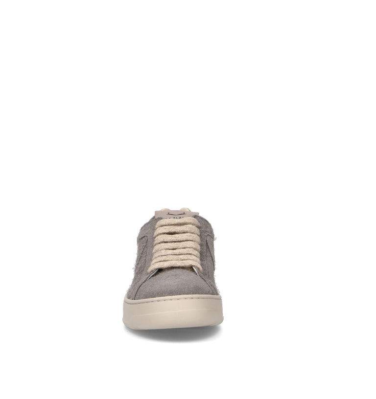 VOILE BLANCHE Sneaker uomo grigia in suede