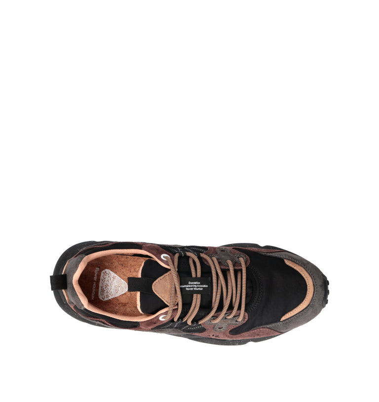 FLOWER MOUNTAIN Sneaker uomo nera/marrone