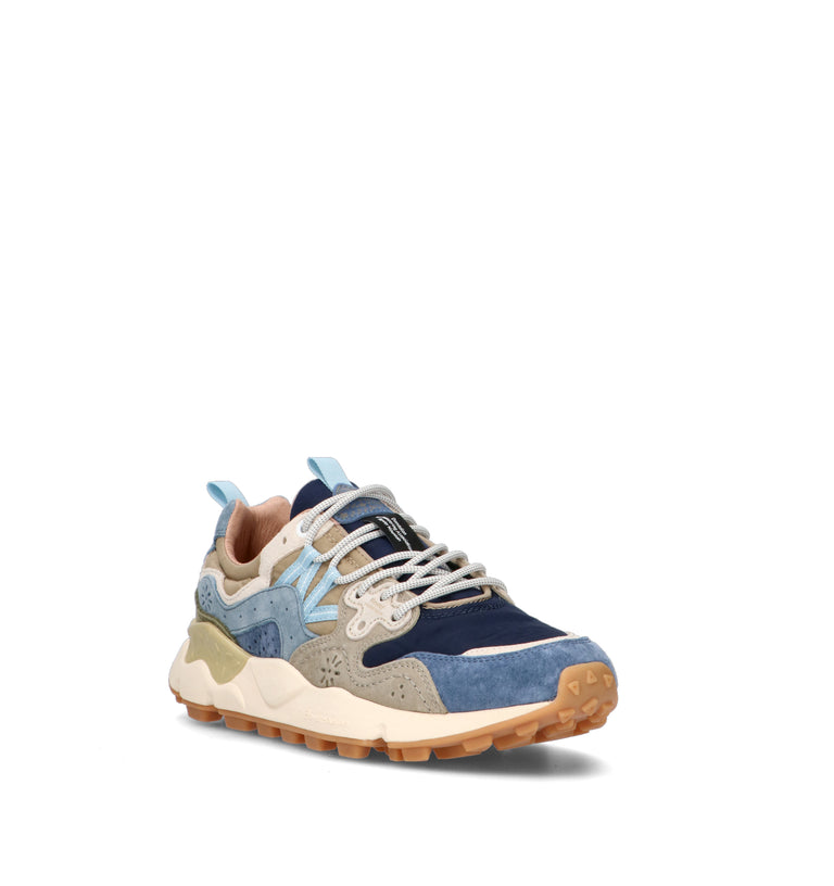 FLOWER MOUNTAIN Sneaker uomo beige/blu