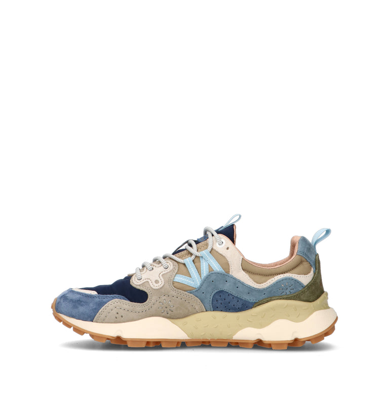 FLOWER MOUNTAIN Sneaker uomo beige/blu