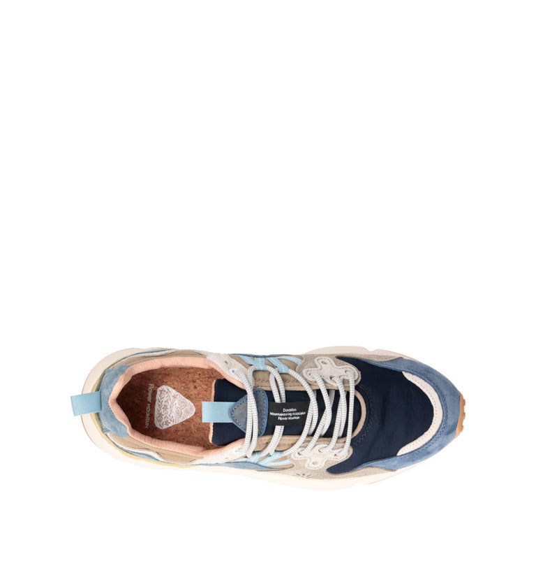 FLOWER MOUNTAIN Sneaker uomo beige/blu