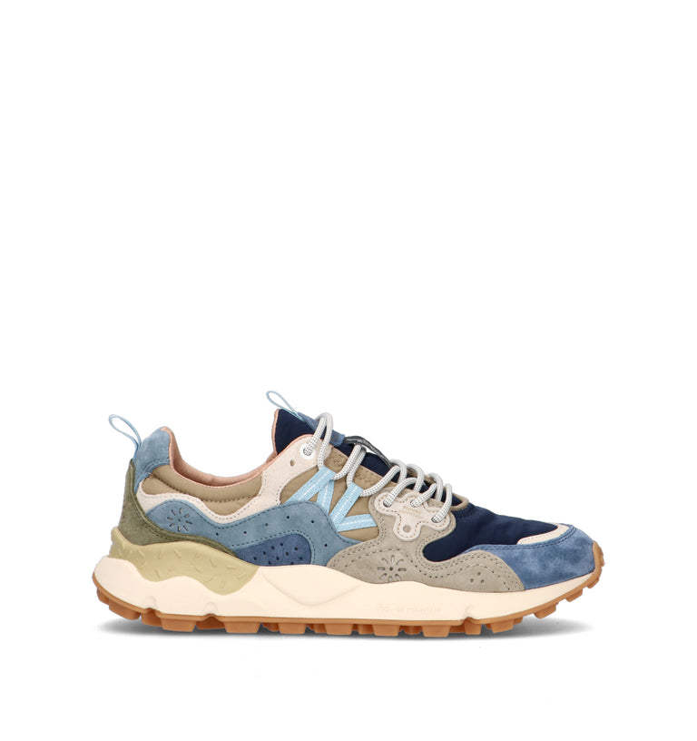 FLOWER MOUNTAIN Sneaker uomo beige/blu