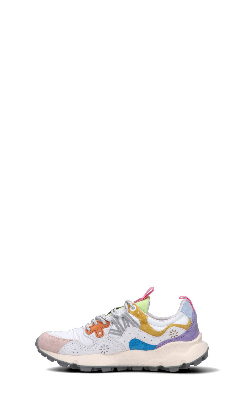 FLOWER MOUNTAIN Sneaker donna bianca