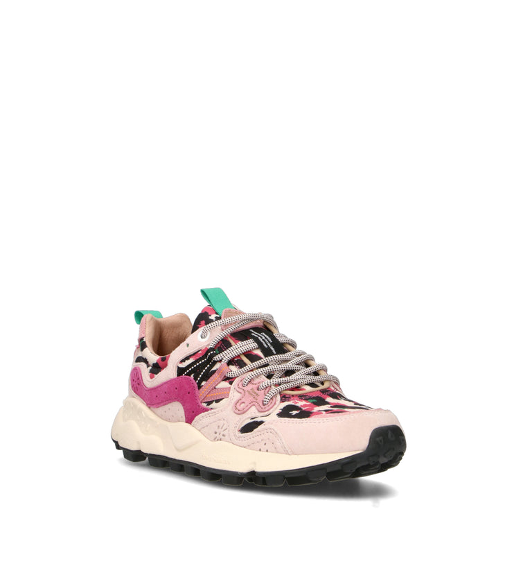 FLOWER MOUNTAIN Sneaker donna rosa