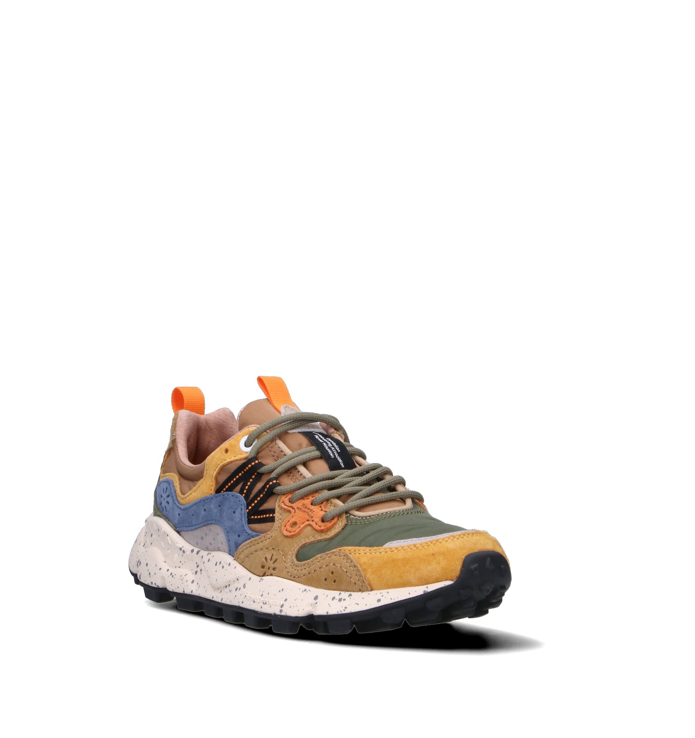 FLOWER MOUNTAIN Sneaker uomo multicolor in suede