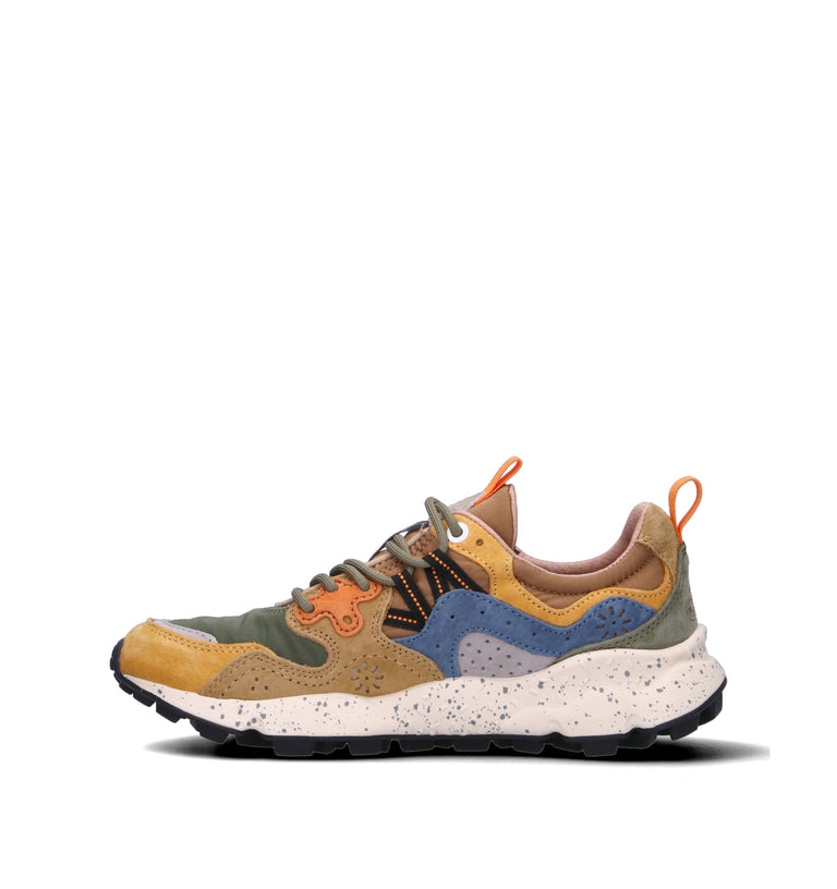 FLOWER MOUNTAIN Sneaker uomo multicolor in suede