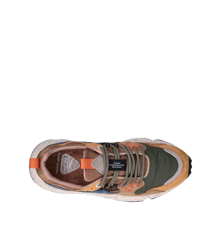 FLOWER MOUNTAIN Sneaker uomo multicolor in suede