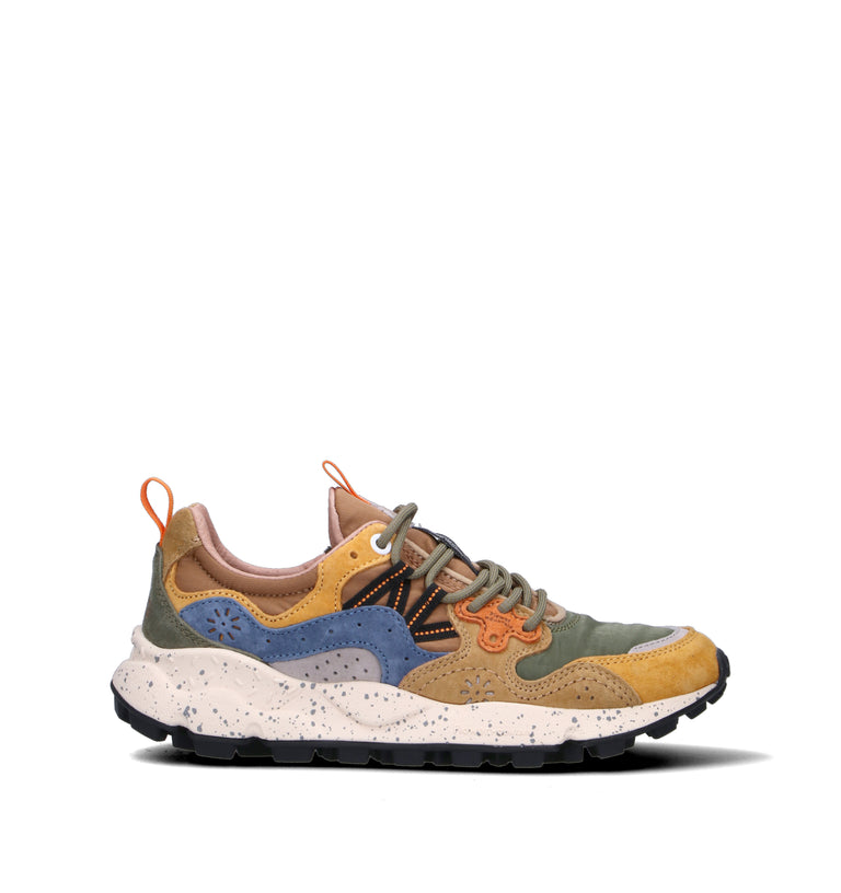 FLOWER MOUNTAIN Sneaker uomo multicolor in suede