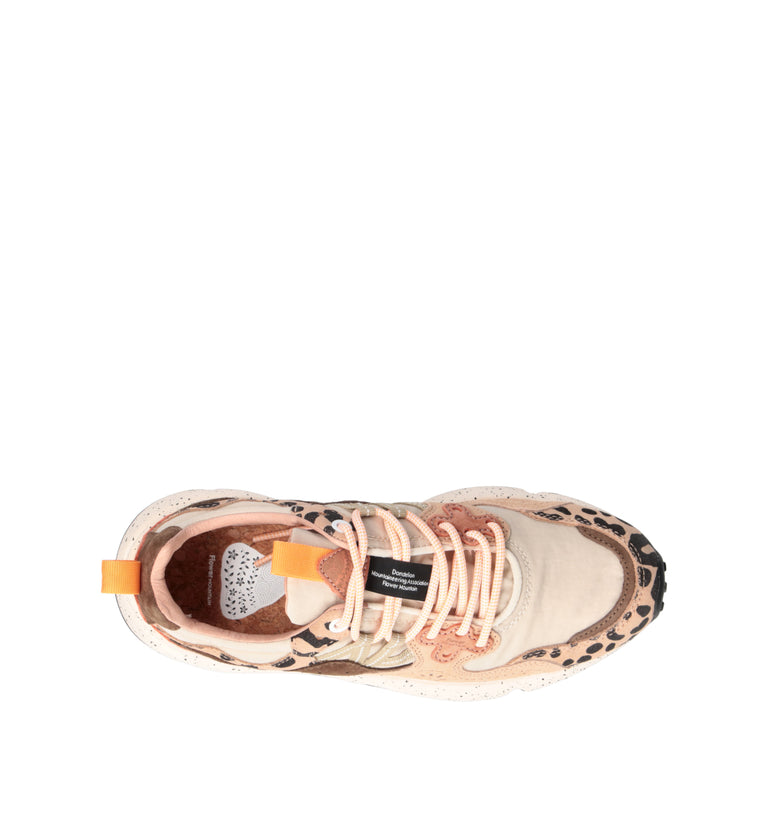 FLOWER MOUNTAIN Sneaker donna panna