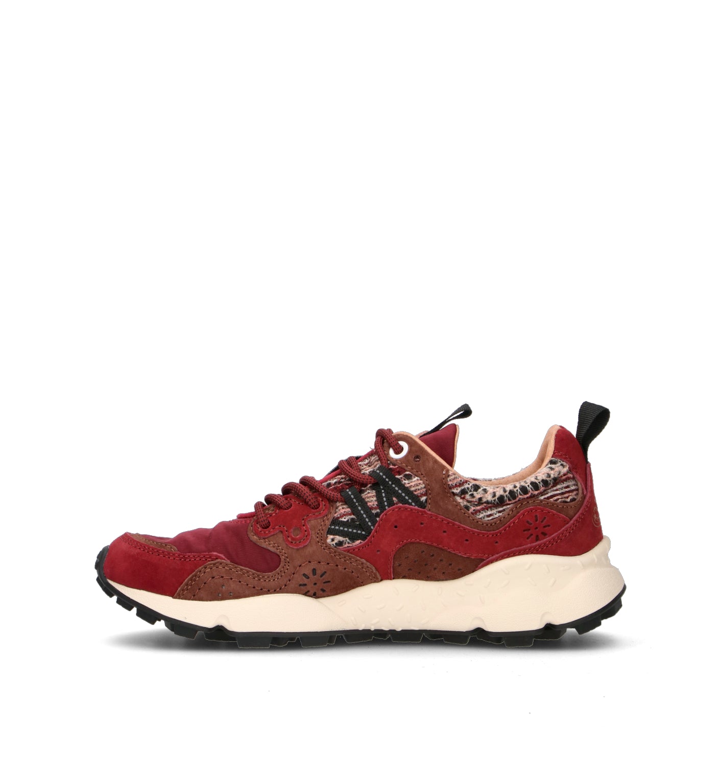 FLOWER MOUNTAIN Sneaker donna bordeaux