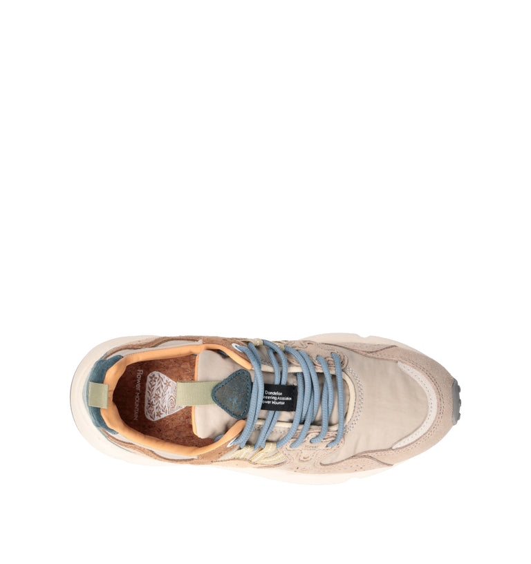 FLOWER MOUNTAIN Sneaker donna taupe