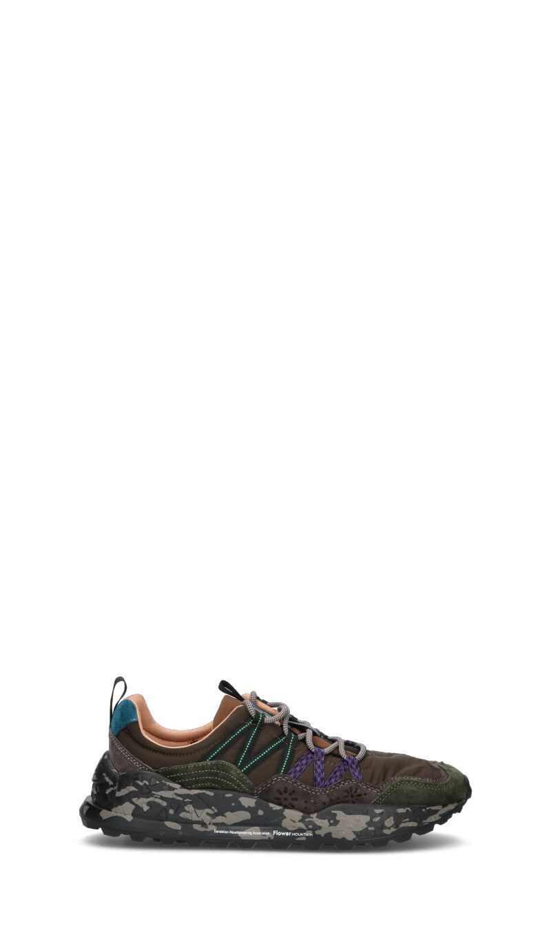 FLOWER MOUNTAIN Sneaker uomo multicolor in suede