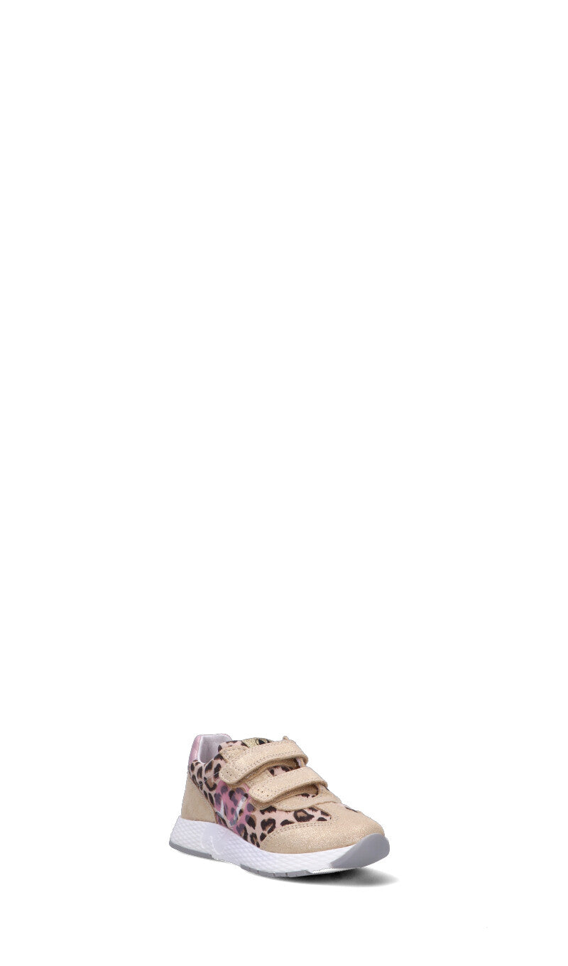NATURINO Sneaker bimba leopardata in pelle