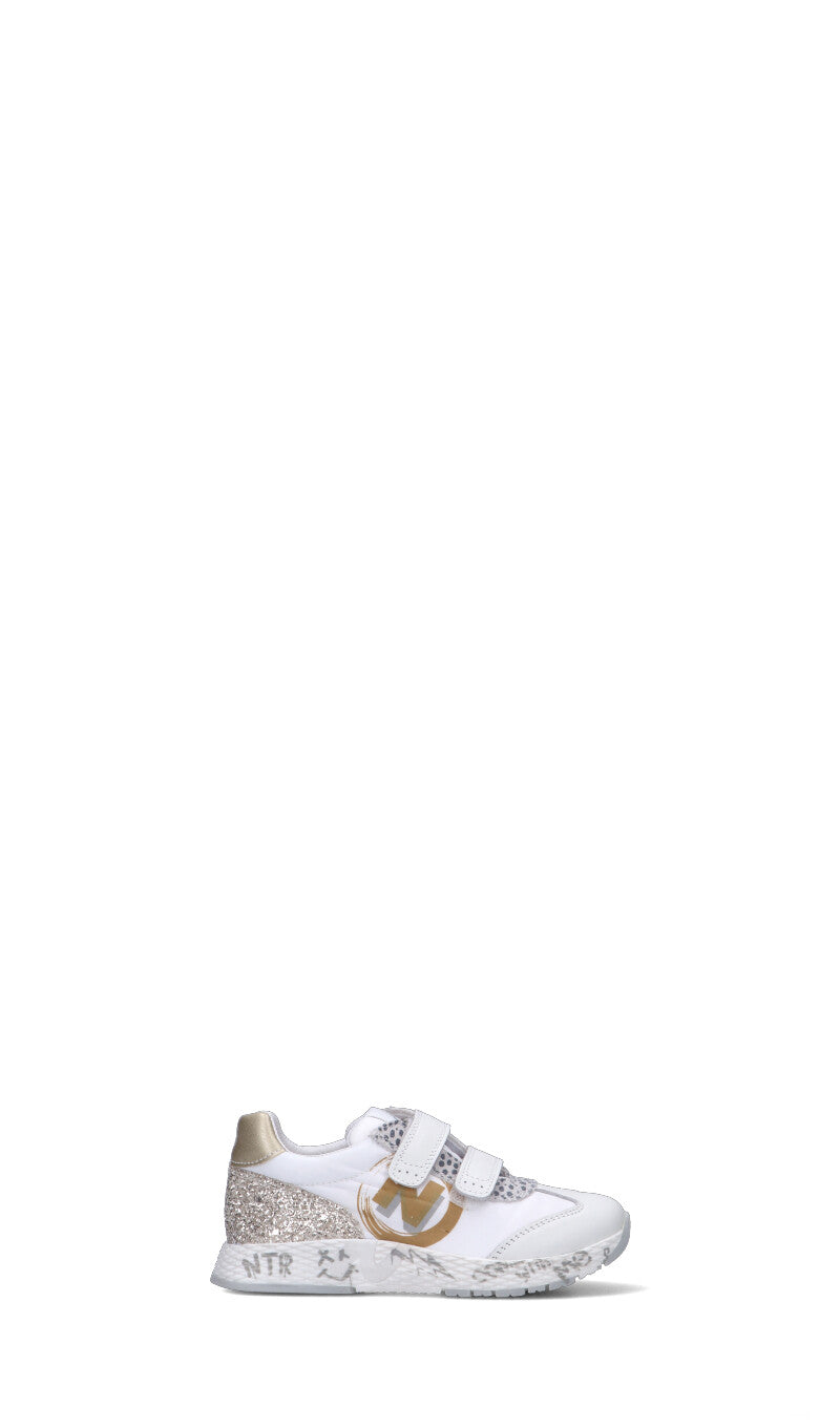 NATURINO Sneaker bimba bianca/oro