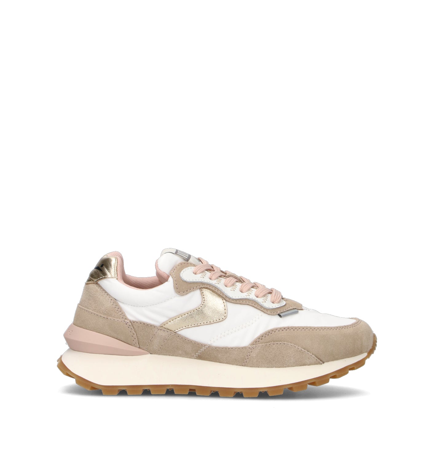 VOILE BLANCHE Sneaker donna bianca/beige