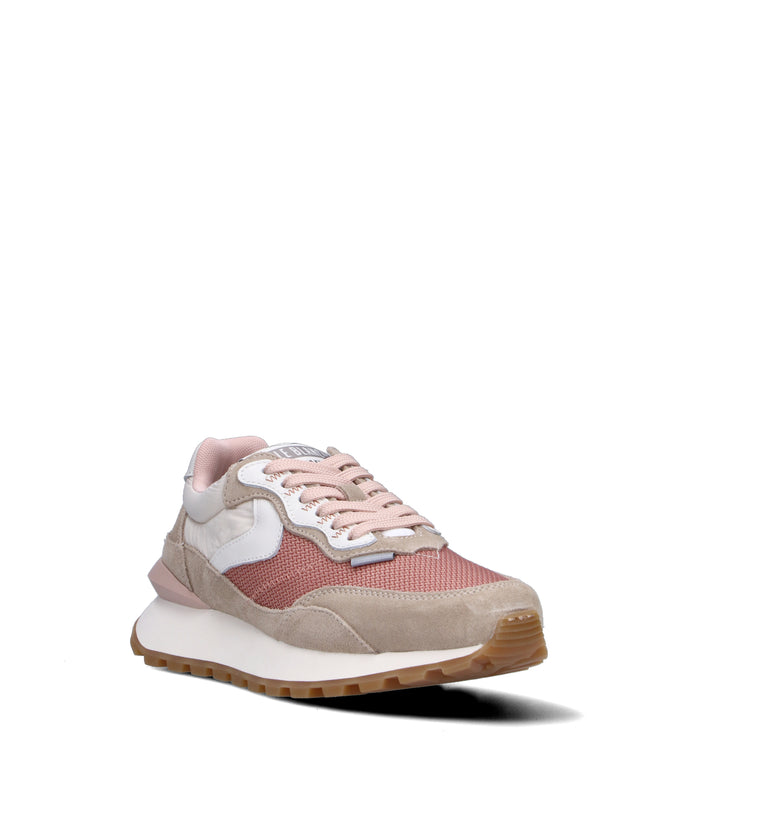 VOILE BLANCHE Sneaker donna beige/rosa