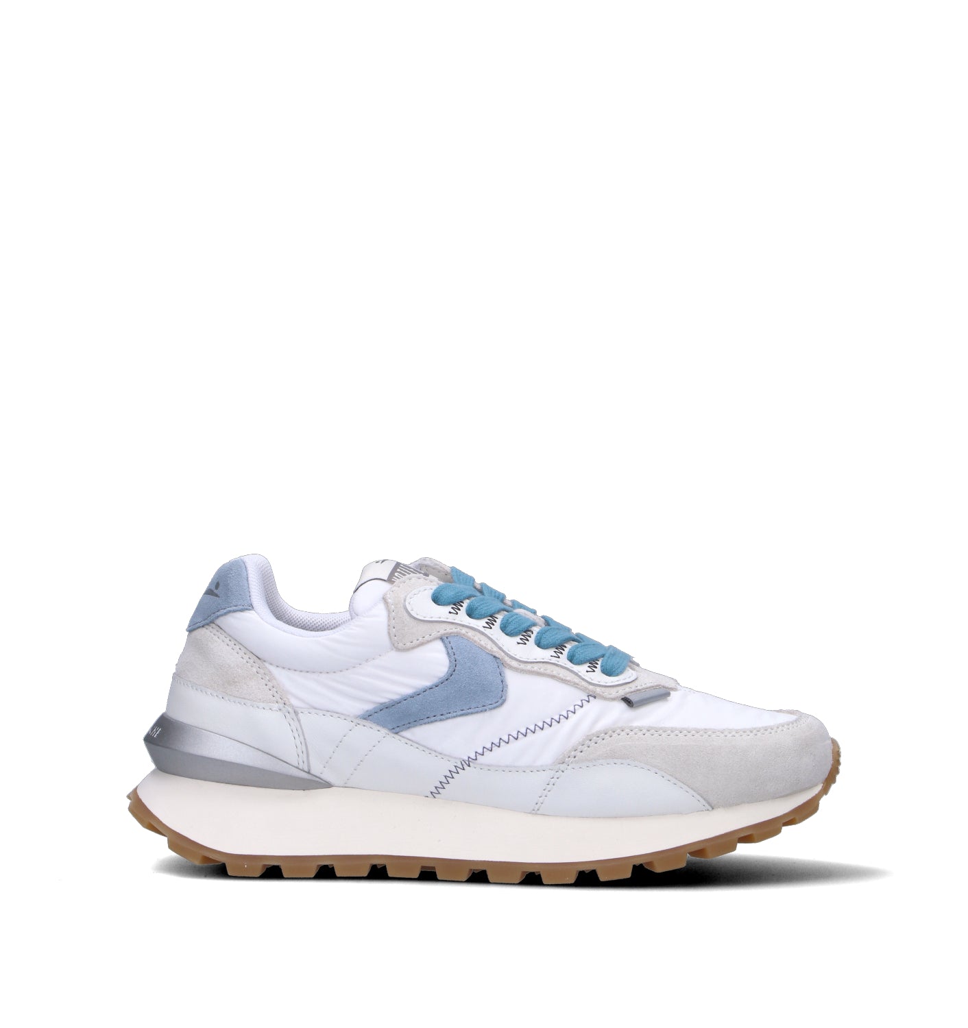 VOILE BLANCHE Sneaker donna bianca/azzurra