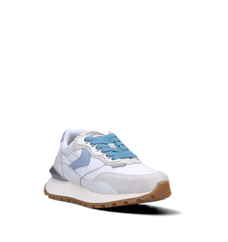 VOILE BLANCHE Sneaker donna bianca/azzurra