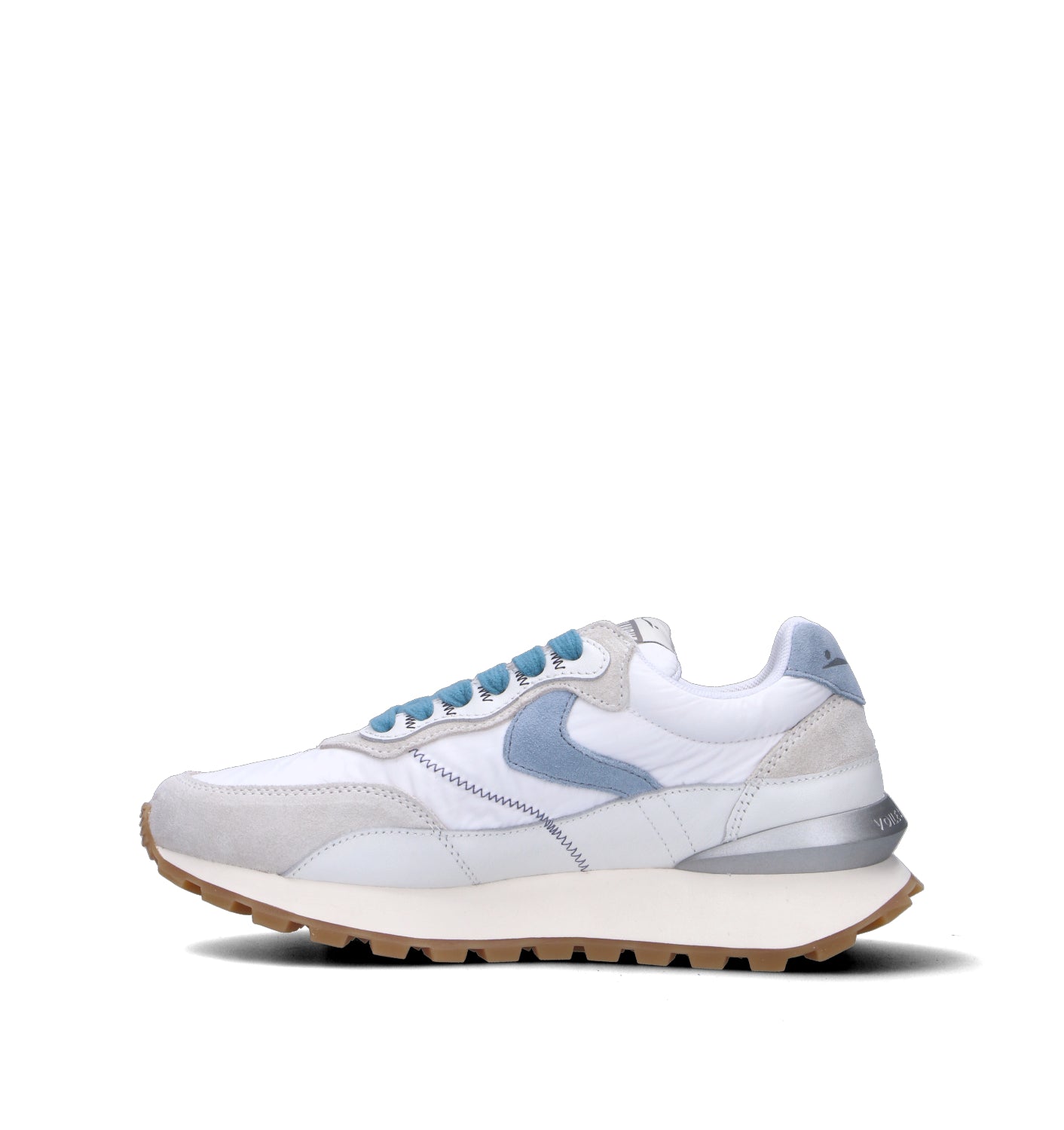 VOILE BLANCHE Sneaker donna bianca/azzurra