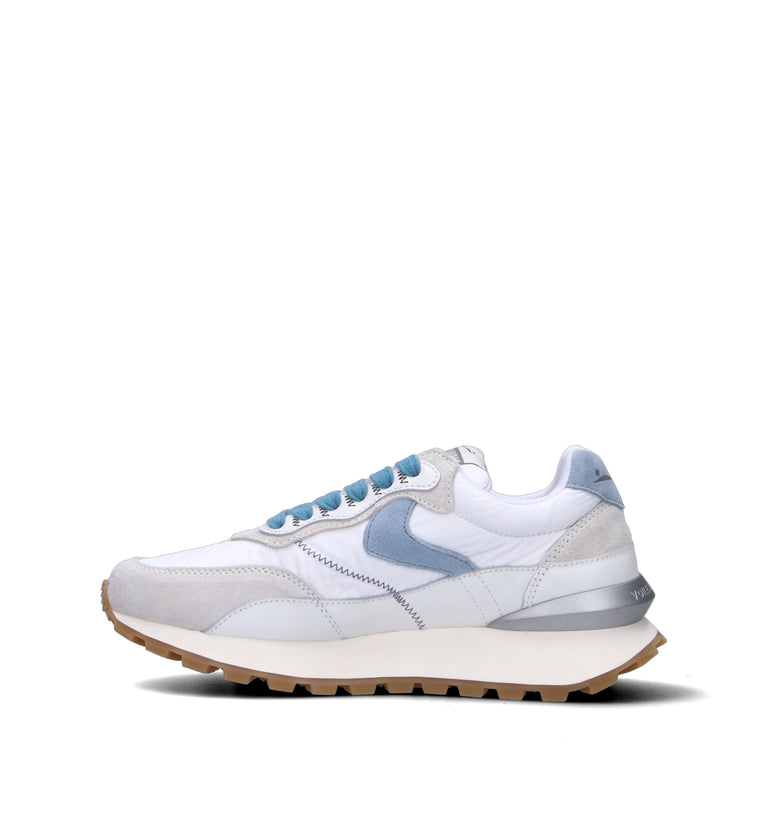 VOILE BLANCHE Sneaker donna bianca/azzurra