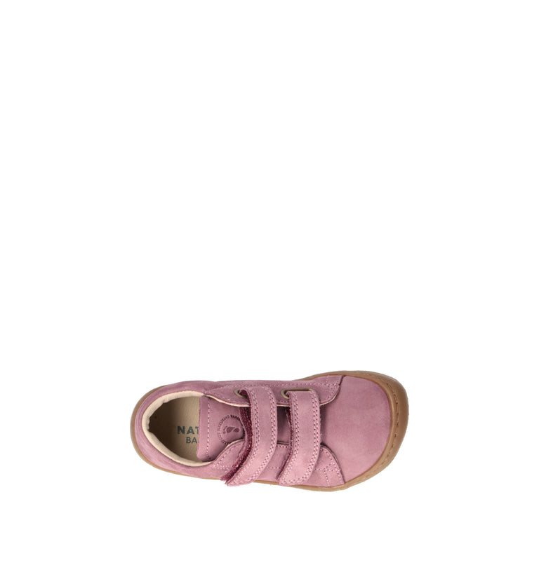 NATURINO Sneaker bimba rosa in suede