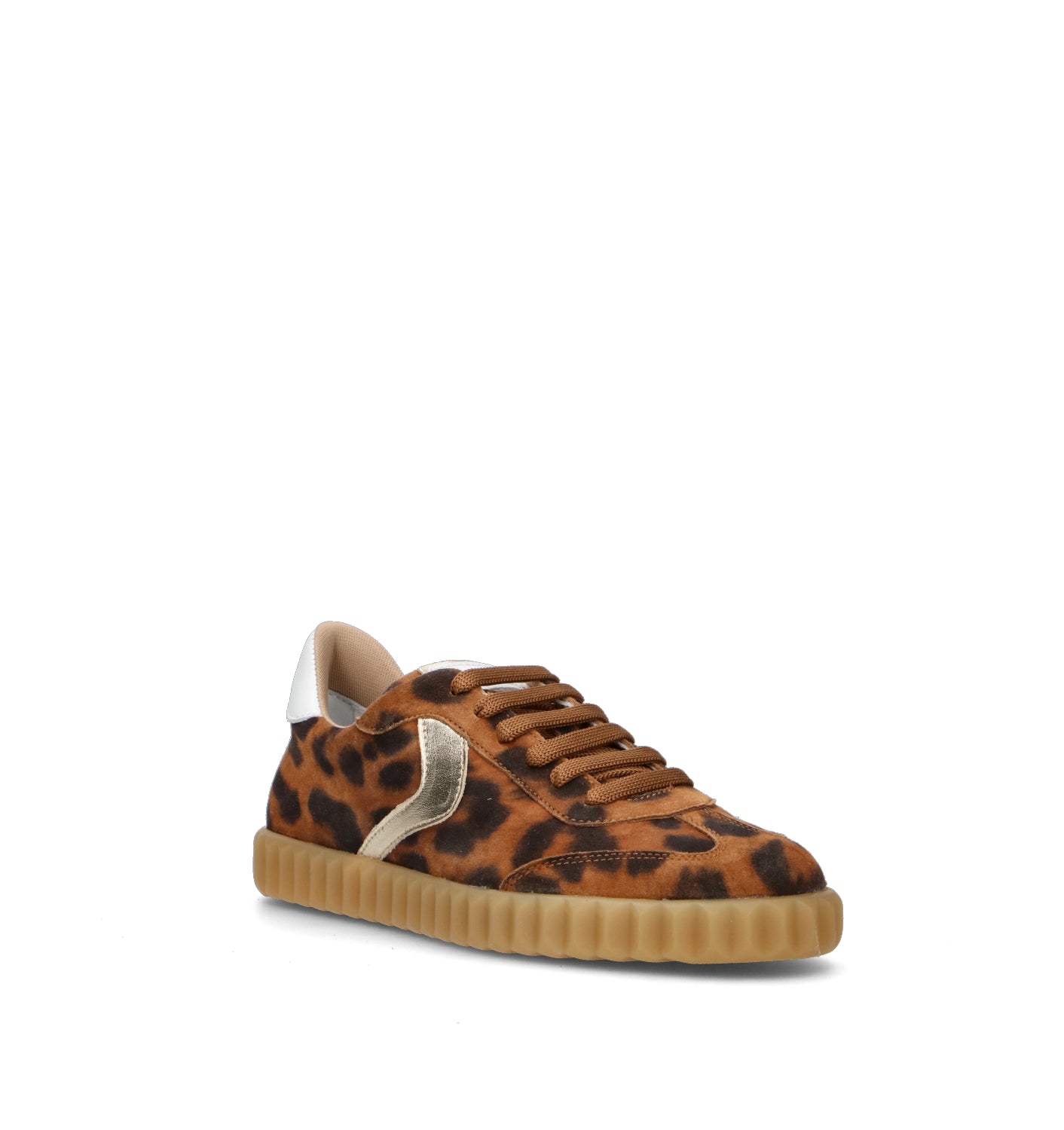 VOILE BLANCHE Sneaker donna leopardata in suede