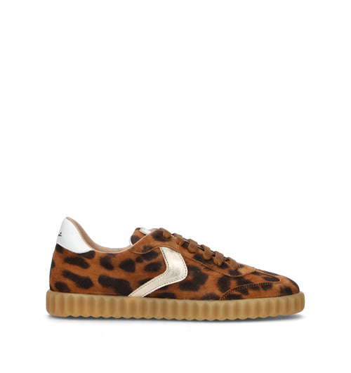 VOILE BLANCHE Sneaker donna leopardata in suede