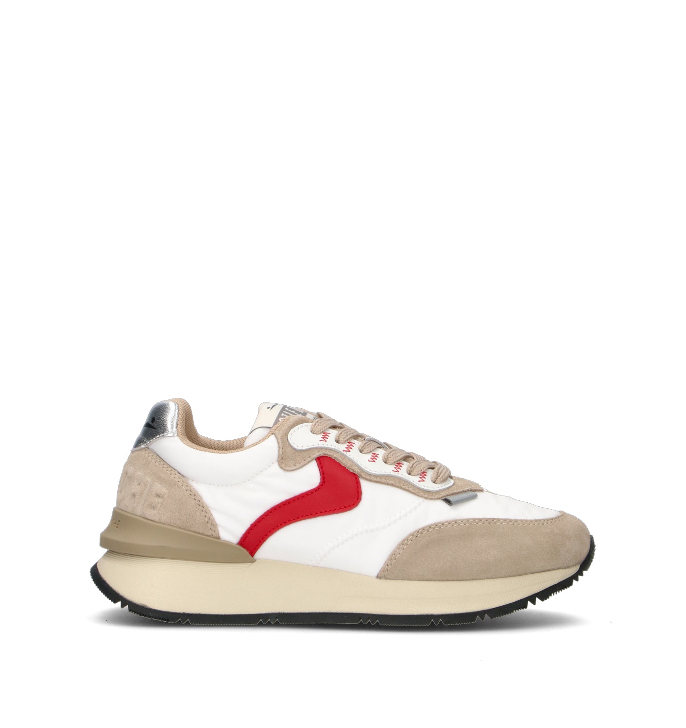 VOILE BLANCHE Sneaker donna bianca/beige