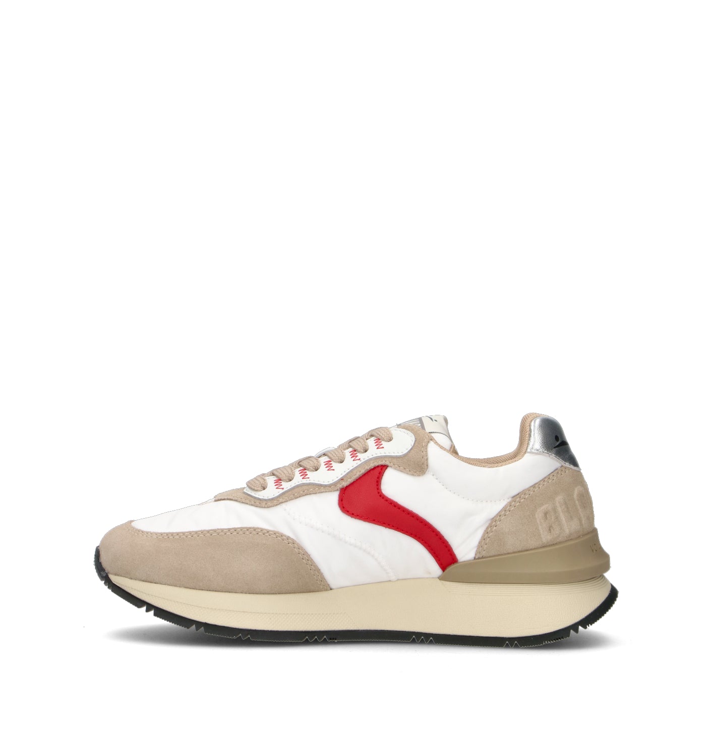VOILE BLANCHE Sneaker donna bianca/beige