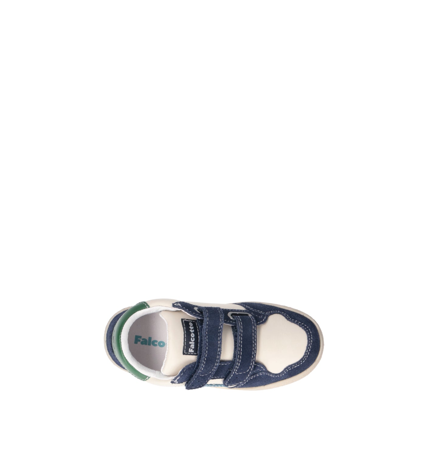FALCOTTO Sneaker bimbo bianca/blu