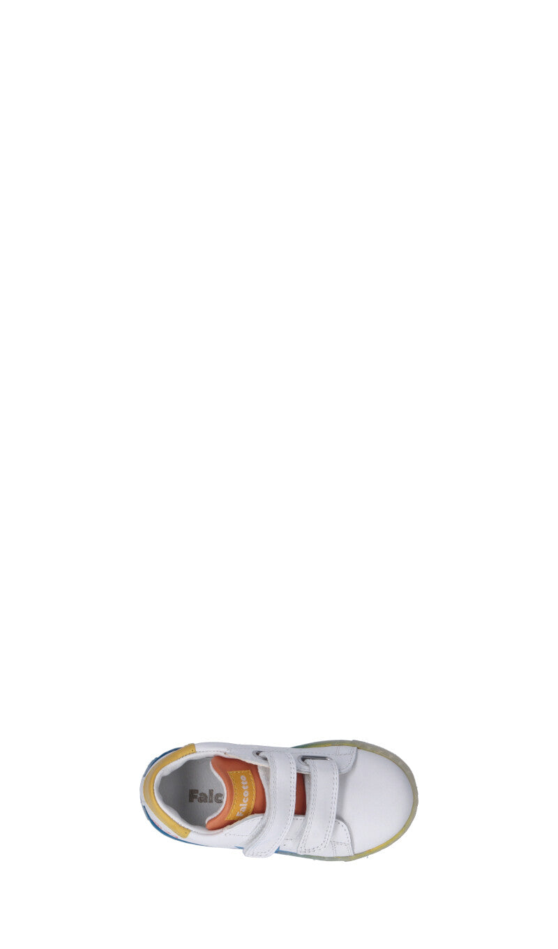 FALCOTTO Sneaker bimbo bianca in pelle