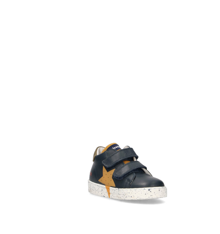 FALCOTTO Sneaker bimbo blu in pelle