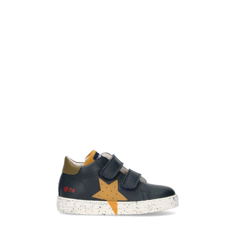 FALCOTTO Sneaker bimbo blu in pelle