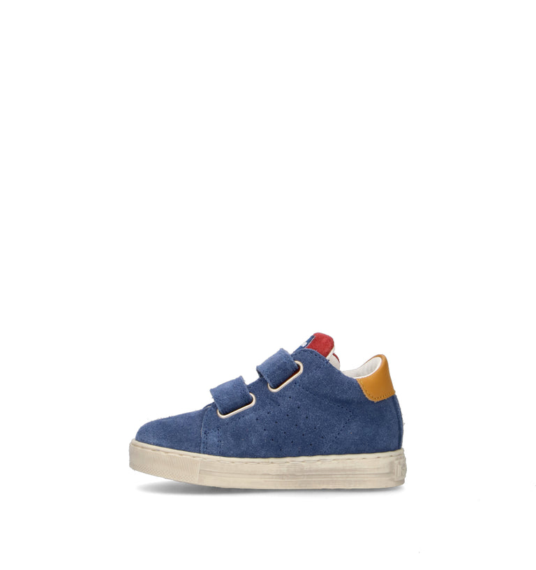 FALCOTTO Sneaker bimbo blu in suede