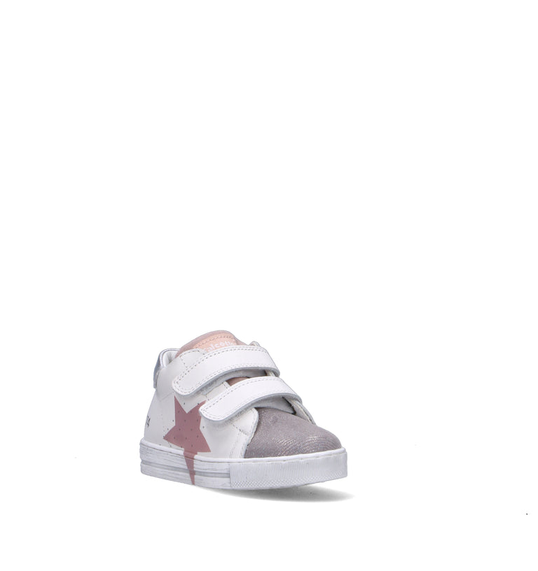 FALCOTTO Sneaker bimba bianca in pelle