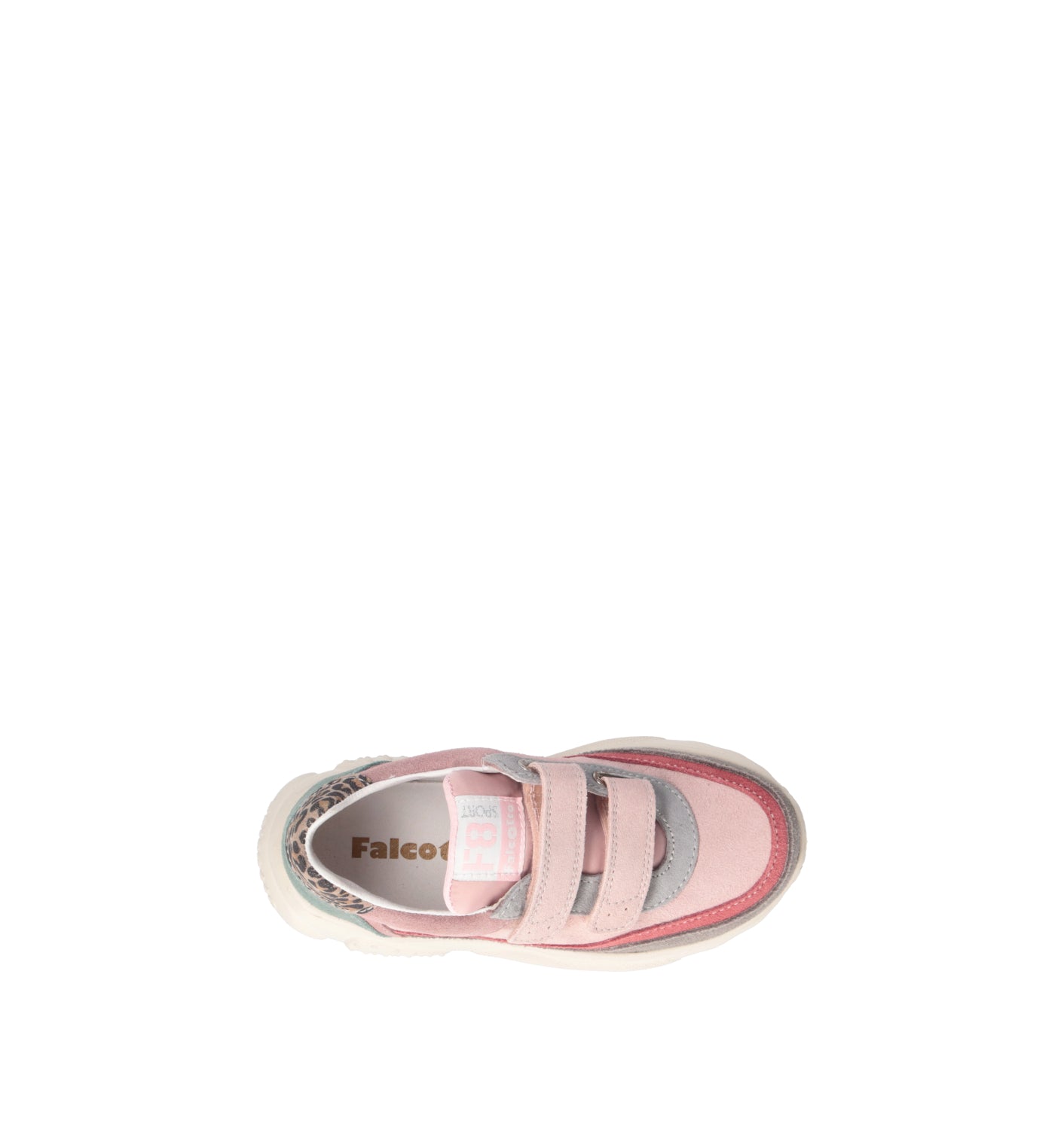 FALCOTTO Sneaker bimba rosa in suede