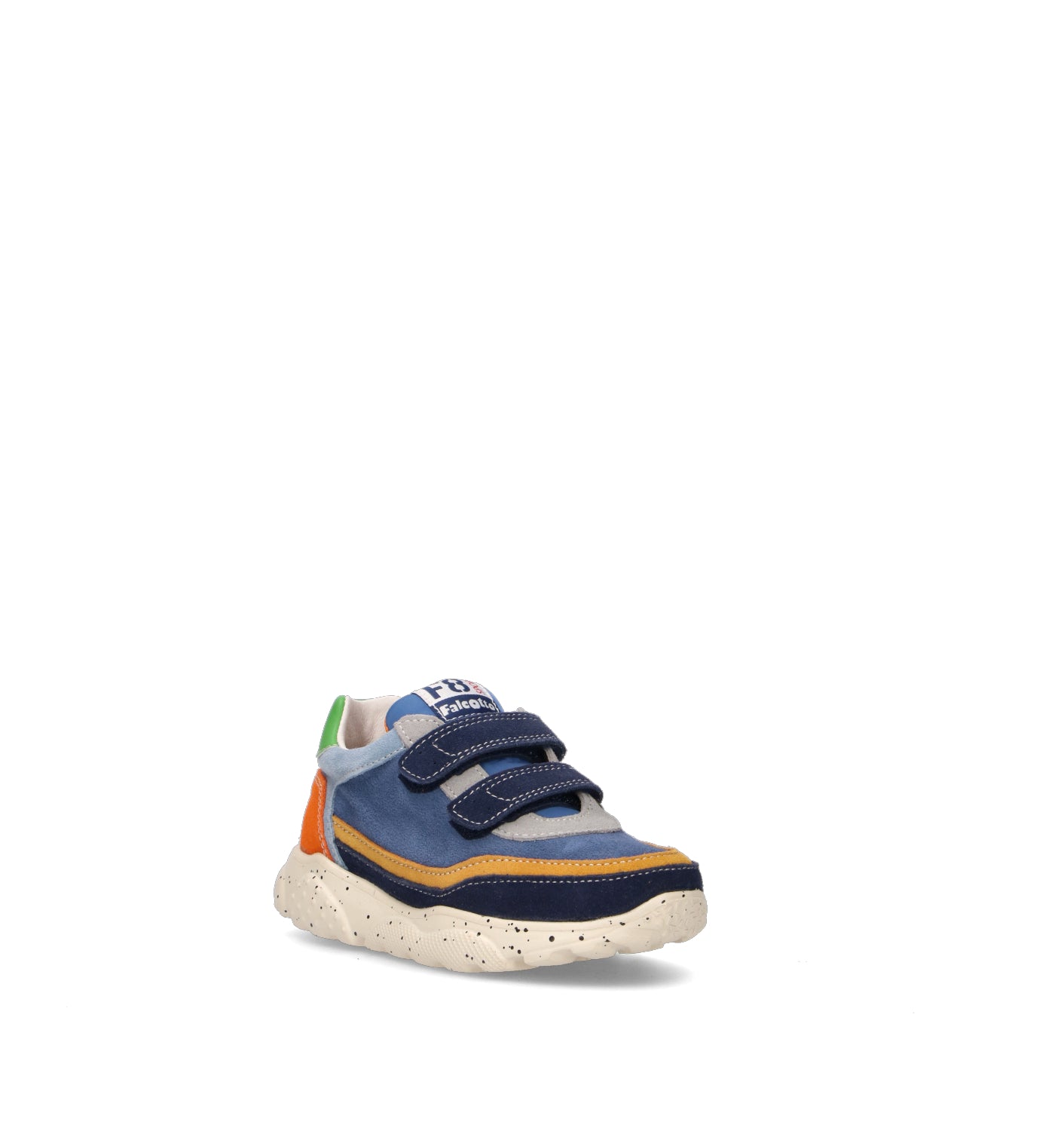 FALCOTTO Sneaker bimbo blu in suede