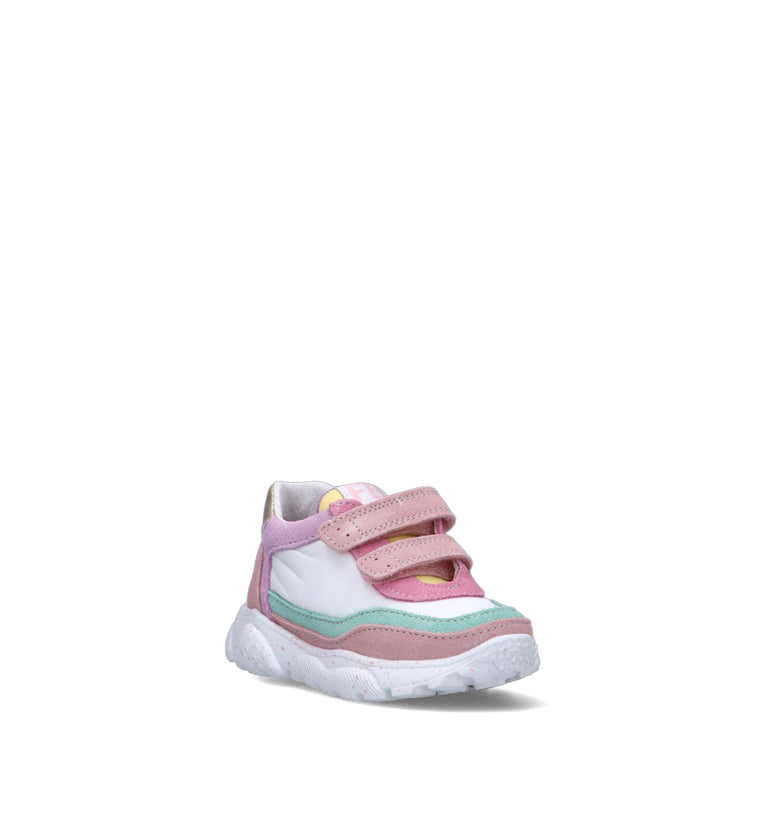 FALCOTTO Sneaker bimba bianca/rosa