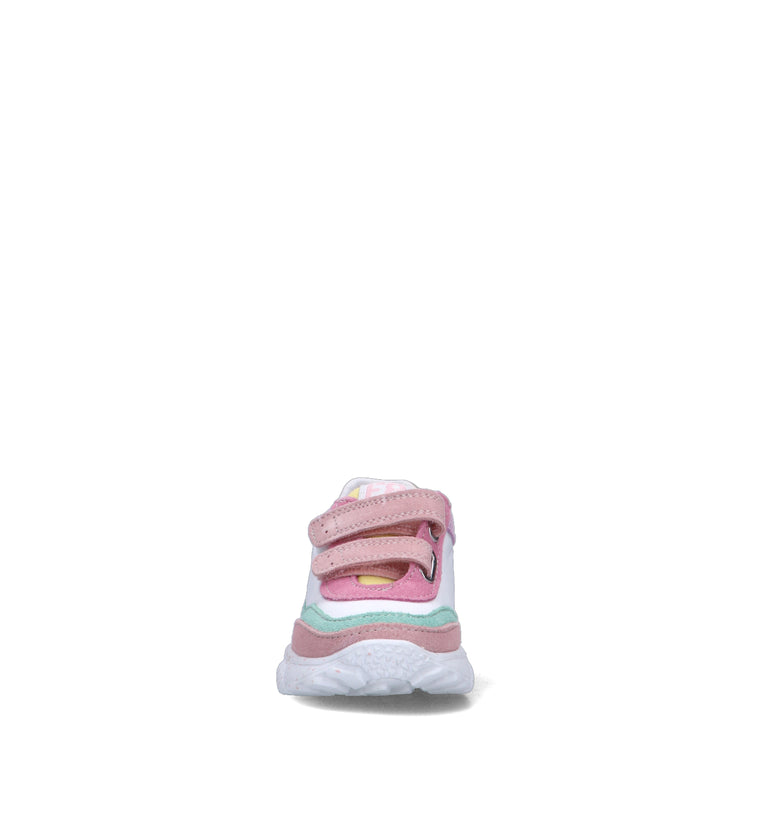 FALCOTTO Sneaker bimba bianca/rosa