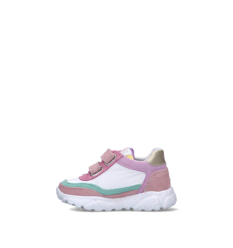 FALCOTTO Sneaker bimba bianca/rosa