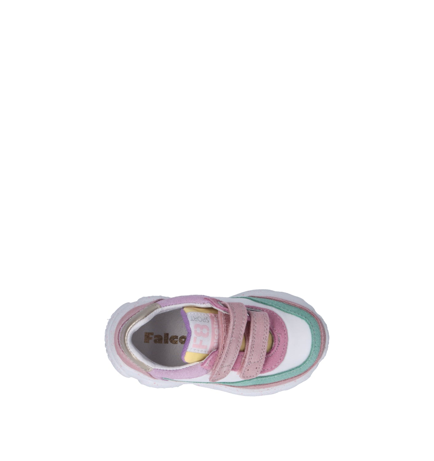 FALCOTTO Sneaker bimba bianca/rosa