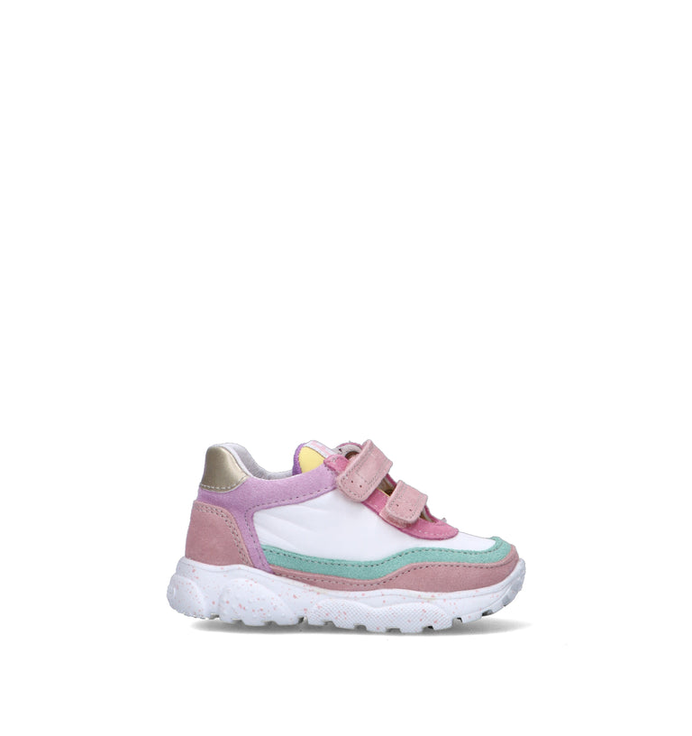 FALCOTTO Sneaker bimba bianca/rosa