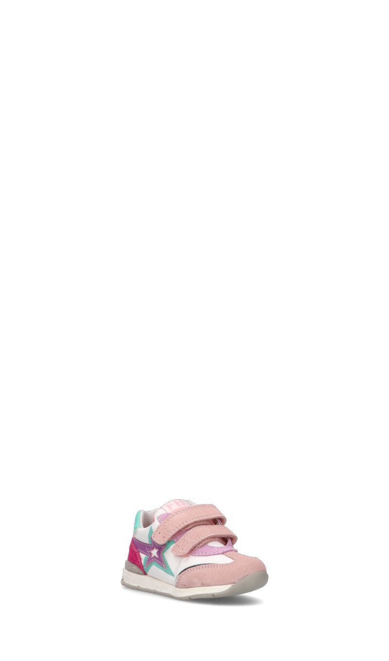 FALCOTTO Sneaker bimba bianca/rosa